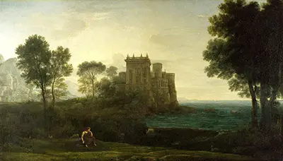 Landscape with Psyche Outside the Palace of Cupid Claude Lorrain